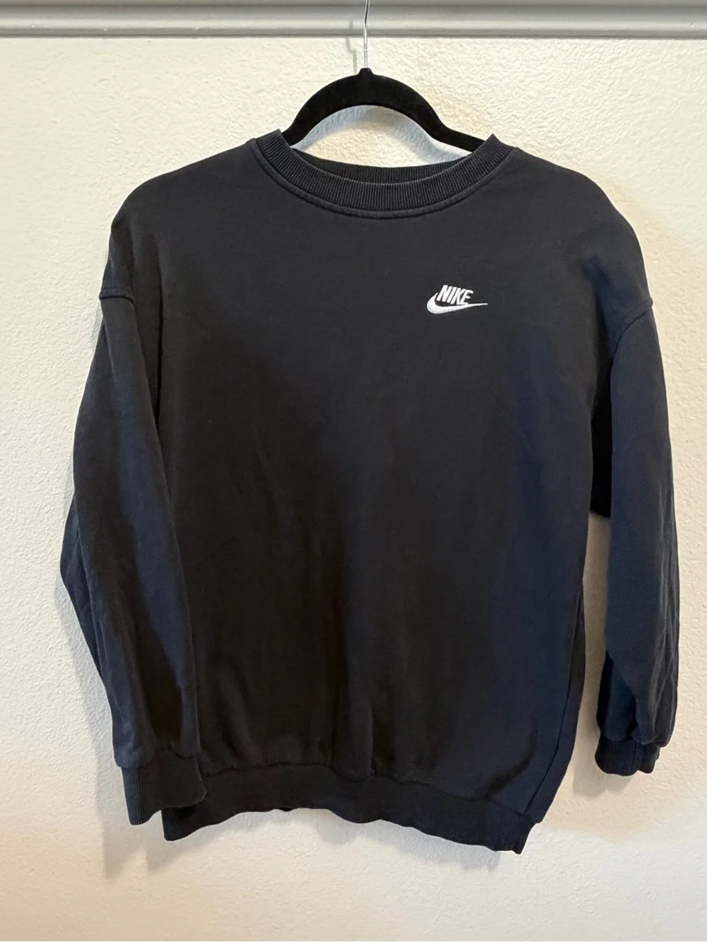 Nike kids Black Crewneck Sweatshirt
